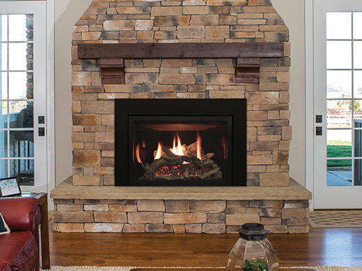 White Mountain Hearth FPP26E Liner Accessory for Vail VFD26 Vent-Free  Fireplace, Banded Brick